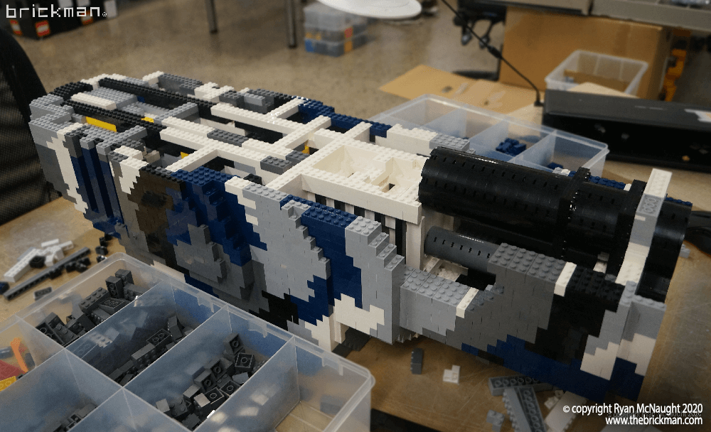 LEGO Brick Timberwolf WIP 2