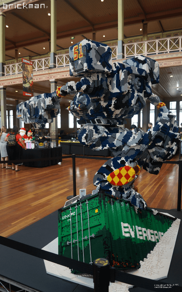 LEGO Brick Timberwolf at Brickvention back