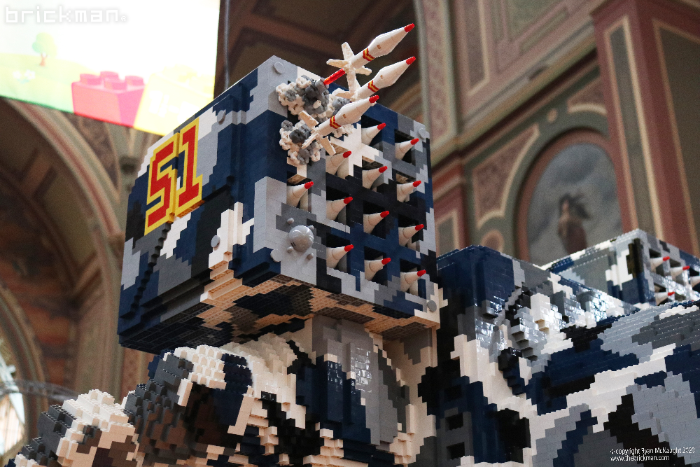 Brickvention 2020 LEGO TImberwolf missles