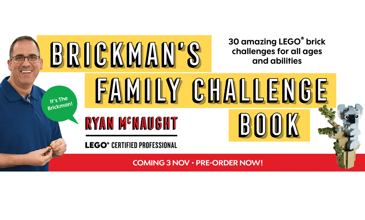 Pre-order the Brickman Family Challenge book at Booktopia!