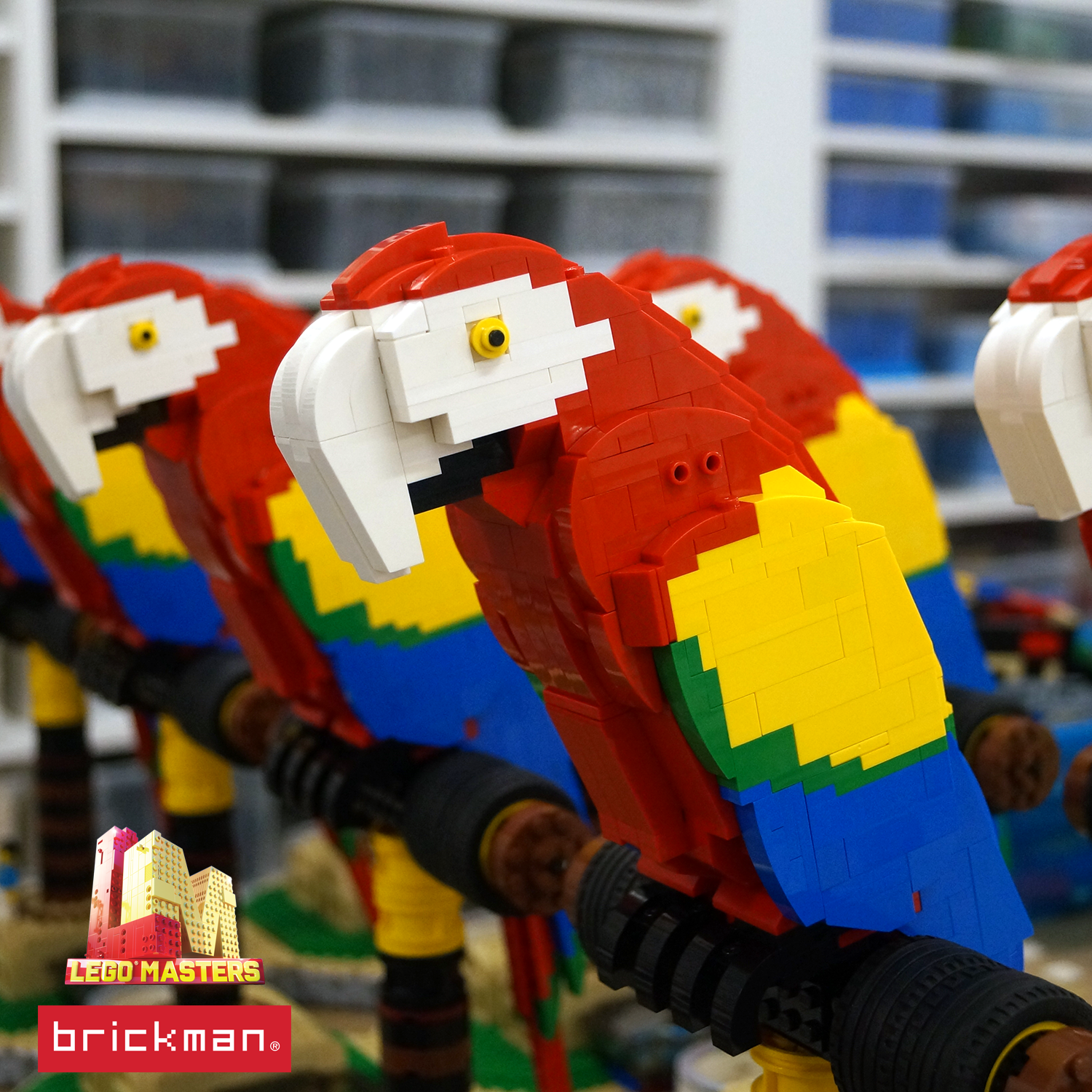 LEGO Masters Parrot WIP 2