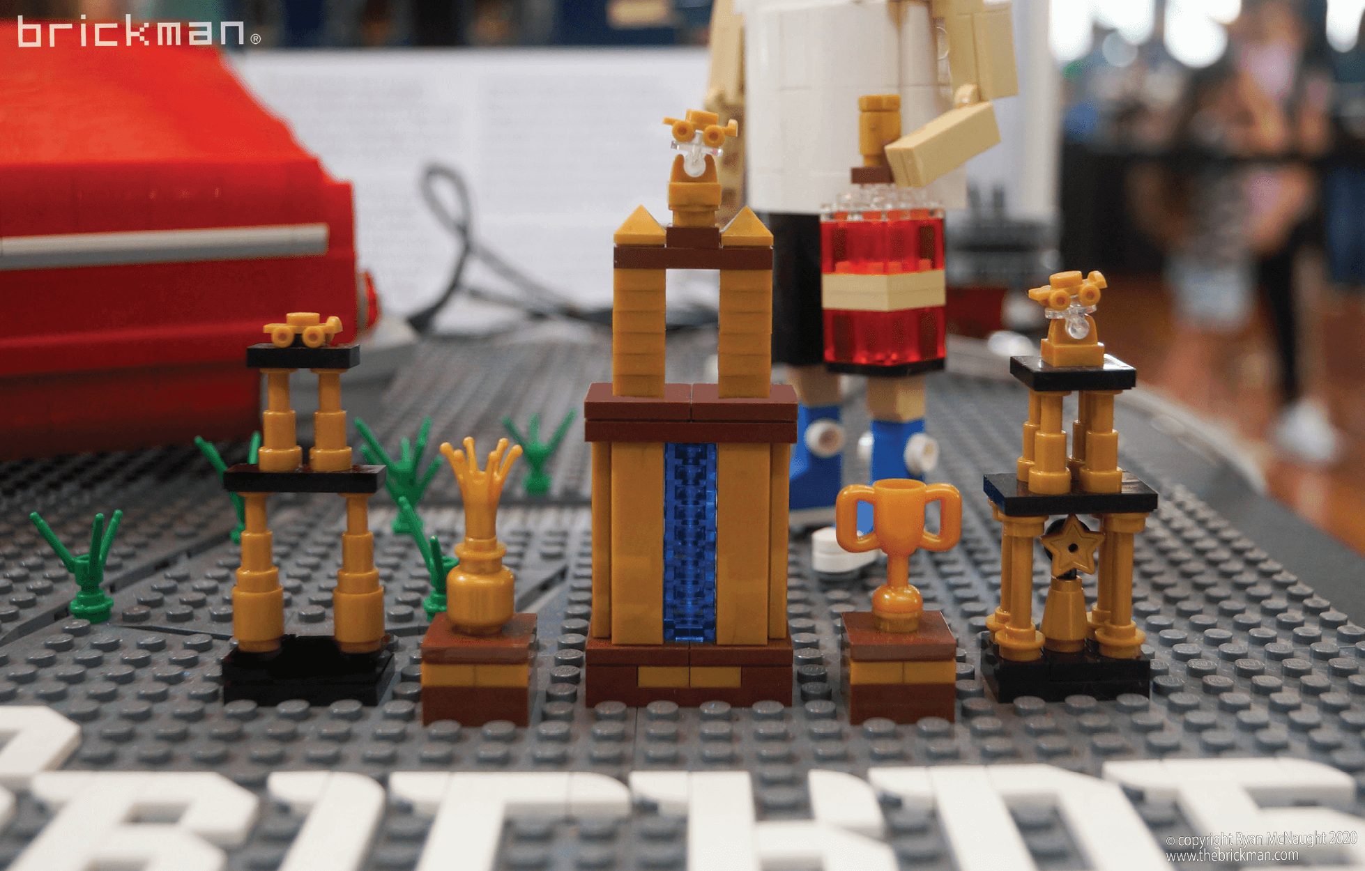 Los Brickos LEGO brick Lowrider trophies